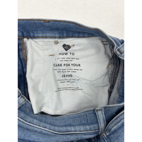 Madewell 10" High-Rise Skinny Crop Jeans Women's 28 Blue Denim Light Wash - Picture 5 of 9